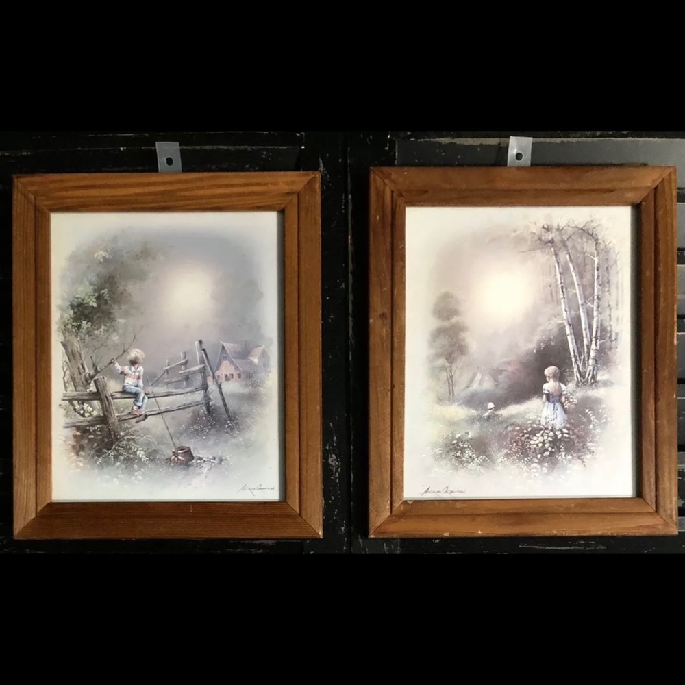 ANDRES ORPINAS Vintage Signed Prints Framed Artworks